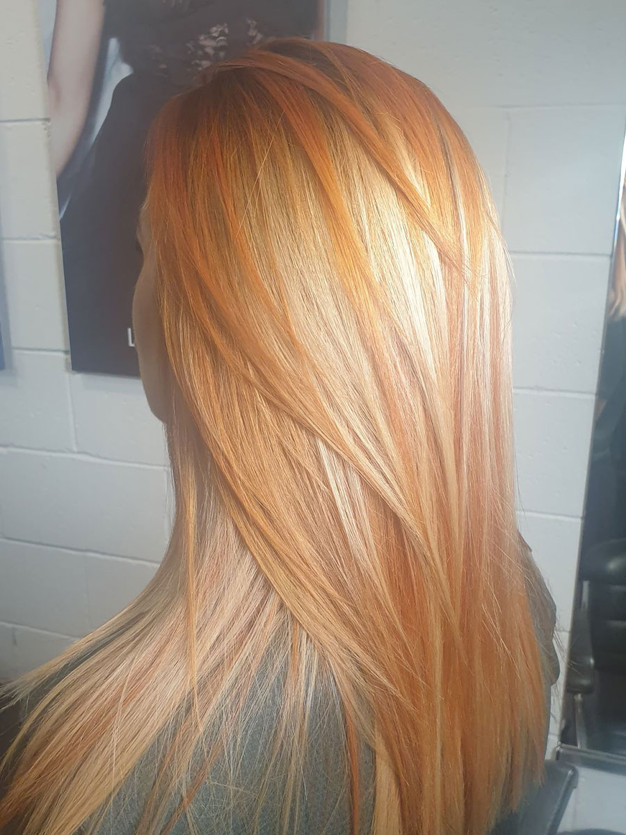 Gold & Red Highlights. So pretty!